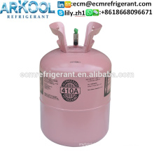 Gás refrigerante r410 preço r410a gás ar condicionado gás